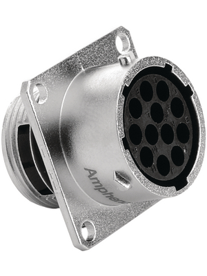 Amphenol - RT0014-12SNH - Square flange receptacle RT360 Poles=12 N/A Female Housing size14, RT0014-12SNH, Amphenol