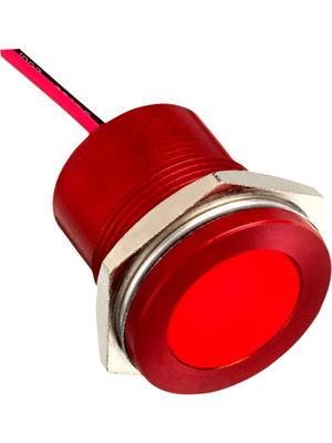 Apem - Q22F5ARXXSR110E - LED Indicator red 110 VAC, Q22F5ARXXSR110E, Apem