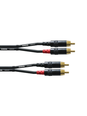 Cordial - CFU 0.9 CC - Audio cable assembly 0.9 m black, CFU 0.9 CC, Cordial