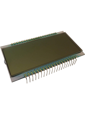 Display Elektronik - DE 120-TS-20/7,5 - 7-segment LCD 17.8 mm 1 x 4, DE 120-TS-20/7,5, Display Elektronik