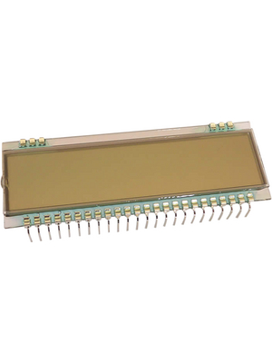 Display Elektronik - DE 133-RS-30/6,35/12 (3 Volt) - 7-segment LCD 9.0 mm 1 x 8, DE 133-RS-30/6,35/12 (3 Volt), Display Elektronik