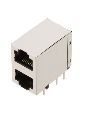 Encitech Connectors - RJJS-88-142-E9H-047 - Multiport Modular Jack 2-Port 8/8, RJJS-88-142-E9H-047, Encitech Connectors