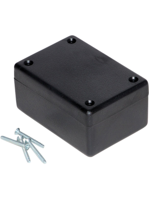 Hammond - 1594BSBK - Plastic enclosure black 56 x 28 mm ABS IP 54 N/A, 1594BSBK, Hammond