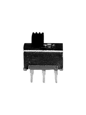 Knitter-Switch - MFP 191 D - Miniature slide switch on-on 10.2 x 5.8 x 8.2 mm 1P, MFP 191 D, Knitter-Switch