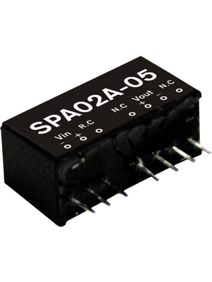 Mean Well - SPA02C-15 - DC/DC converter 36...72 VDC 15 VDC,2 W, SPA02C-15, Mean Well