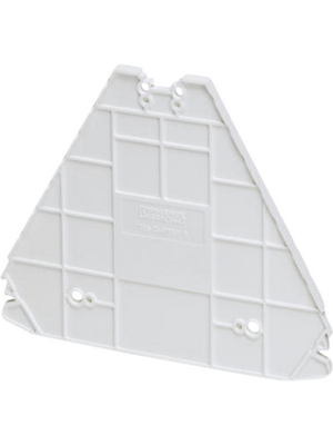 Phoenix Contact - D-PTRV 8 WH - End plate, white, D-PTRV 8 WH, Phoenix Contact