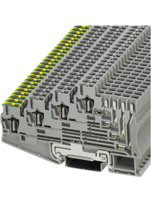 Phoenix Contact - ST 2,5-PE/3L/1P - Feed-through terminal block N/A grey, 0.08...2.5 mm2, 3041969, ST 2,5-PE/3L/1P, Phoenix Contact