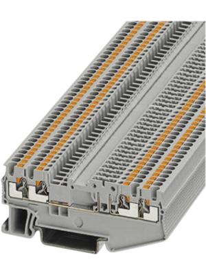 Phoenix Contact - PT 1,5/S-QUATTRO-TG - Terminal block N/A grey, 0.14...1.5 mm2, 3210326, PT 1,5/S-QUATTRO-TG, Phoenix Contact