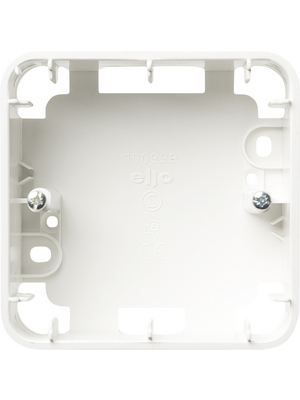 Schneider Electric - TREND DOSA UP 1-FACK 34MM - Junction box, Surface mounted, 82 x 82 x 34 mm, polar white, TREND DOSA UP 1-FACK 34MM, Schneider Electric