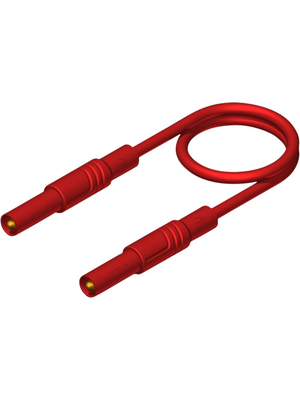 SKS Kontakttechnik - MLS SIL GG 200/1 red - Test lead ? 4 mm red 200 cm 1 mm2 CAT III, MLS SIL GG 200/1 red, SKS Kontakttechnik