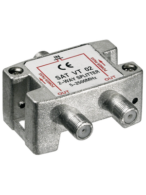 No Brand - 67001 - Splitter 2-way 5...2450 MHz 7.5 dB, 67001, No Brand