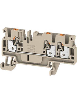 Weidmller - A3C 2.5 - 1521740000 - Terminal block A N/A Dark Beige, 0.5...2.5 mm2, A3C 2.5 - 1521740000, Weidmller