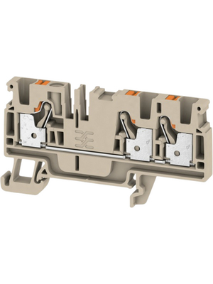 Weidmller - A3C 4 - 2051240000 - Terminal block A N/A Dark Beige, 0.5...4 mm2, A3C 4 - 2051240000, Weidmller