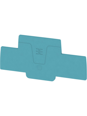 Weidmller - AEP 2T 2.5 BL - 1547700000 - End plate N/A 88 x 2.1 x 43 mm blue A, AEP 2T 2.5 BL - 1547700000, Weidmller