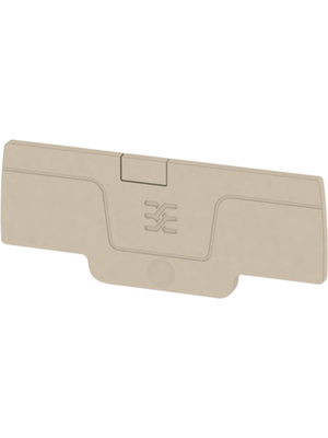 Weidmller - AEP 4C 1.5 - 1552640000 - End plate N/A 66 x 2.1 x 26 mm beige A, AEP 4C 1.5 - 1552640000, Weidmller