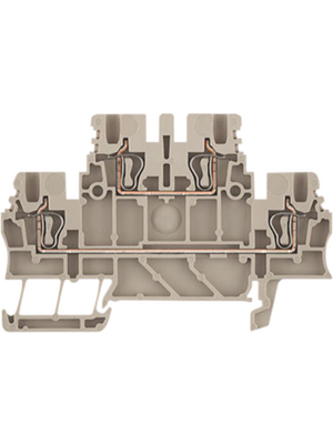 Weidmller - ZDK 1.5 - 1791100000 - Terminal block Z Series N/A Dark Beige, 0.5...1.5 mm2, ZDK 1.5 - 1791100000, Weidmller