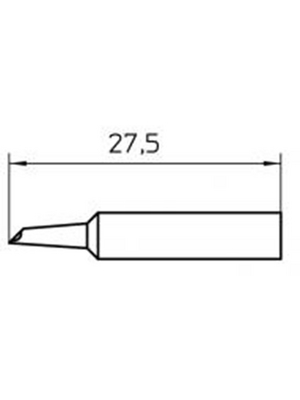 Weller - XNT GW2 - Soldering tip Gull wing, XNT GW2, Weller