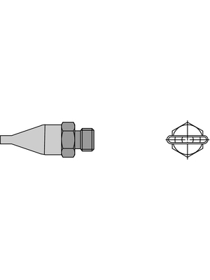 Weller - F04 - Hot air nozzle, F04, Weller