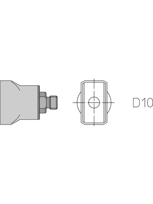 Weller - D10 - Hot air nozzle, D10, Weller