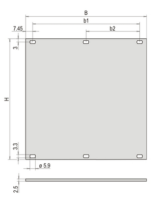 Pentair Schroff - 30847-463 - Panel 4 HE 42 TE, 30847-463, Pentair Schroff