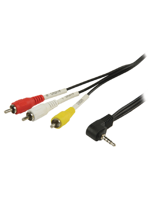 Valueline - VLVP22400B10 - Video cable 1.00 m black, VLVP22400B10, Valueline