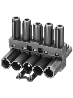 Adels Contact - AC 166 GVT 3/ 5 BLACK - Distributing block Pitch9.75 mm Poles 5 AC 166 G, AC 166 GVT 3/ 5 BLACK, Adels Contact