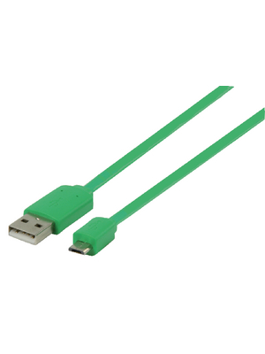 Valueline - VLMP60410G1.00 - USB Cable 1.00 m green, VLMP60410G1.00, Valueline