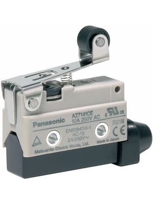 Panasonic - AZ7141CEJ - Limit switch AZ7 10 A Plunger N/A 1 change-over (CO), AZ7141CEJ, Panasonic