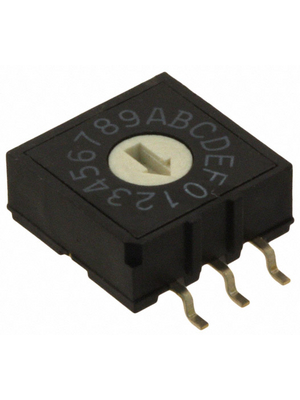 Omron Electronic Components - A6RS-102RF - PCB coding switch BCD 3+3, A6RS-102RF, Omron Electronic Components