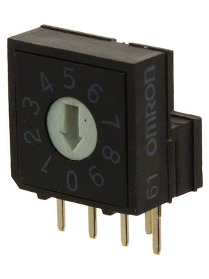 Omron Electronic Components - A6RV-101RF - PCB coding switch BCD 4+1, A6RV-101RF, Omron Electronic Components