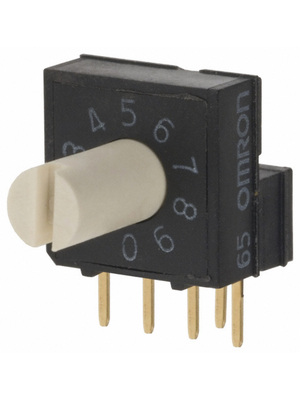 Omron Electronic Components - A6RV-101RS - PCB coding switch BCD 4+1, A6RV-101RS, Omron Electronic Components