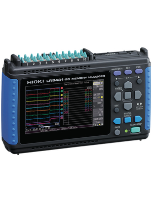 Hioki - HIOKI LR8431-20 - Data logger Channels=10 Temperature / Voltage CF Card / USB, HIOKI LR8431-20, Hioki