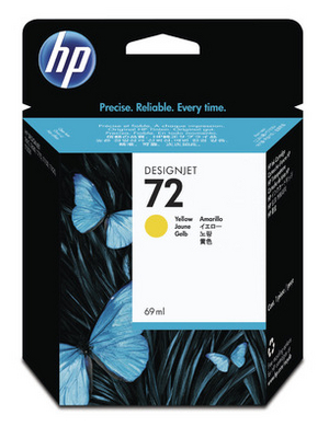 Hewlett Packard (DAT) - C9400A - Ink 72 yellow, C9400A, Hewlett Packard (DAT)