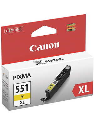 Canon Inc - CLI-551 YELLOW - Ink CLI-551XLY yellow, CLI-551 YELLOW, Canon Inc