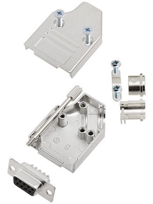 Encitech Connectors - MHDM35-09-DBS-K - D-Sub socket kit 9P, MHDM35-09-DBS-K, Encitech Connectors