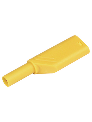 SKS Kontakttechnik - LAS S WS GELB / YELLOW - Safety plug ? 4 mm yellow CAT II N/A, LAS S WS GELB / YELLOW, SKS Kontakttechnik