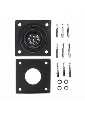 Bulgin - PX0769/S - Panel Mount Sockets Standard Buccaneer? with flange Poles 9, PX0769/S, Bulgin