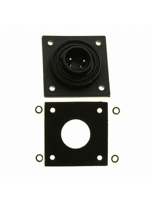 Bulgin - PX0764/P - Panel Mount Plug Standard Buccaneer? with flange Poles 2, PX0764/P, Bulgin