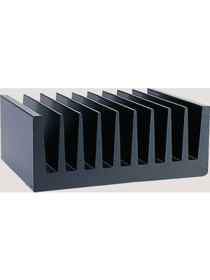 Fischer Elektronik - SK 92/50 SA - Heat sink 50 mm 1.9 K/W black anodised, SK 92/50 SA, Fischer Elektronik