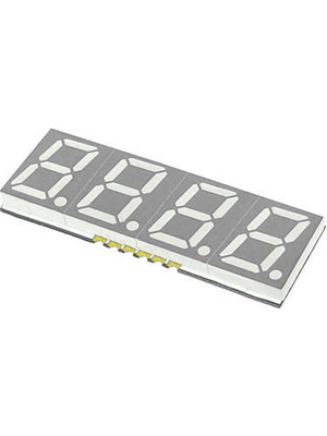 Everlight Electronics - ELSF405SURWA/S530-A3/S290 - 7-segment LED-display red 10 mm SMD, ELSF405SURWA/S530-A3/S290, Everlight Electronics