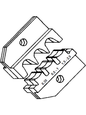 TE Connectivity - 539761-2 - Crimping dies, 539761-2, TE Connectivity