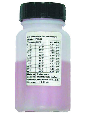 Lutron - PH04 - Buffer solution pH4, 40ml 4 pH, PH04, Lutron