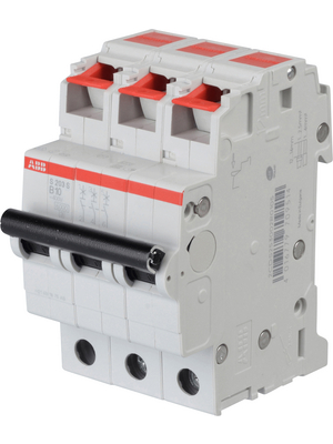 ABB - S203S-B10 - Miniature Circuit Breaker 10 A 3, Circuit tripping B, S203S-B10, ABB