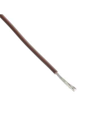 Alpha Wire - 2930 BR - Hook-Up Wire ThermoThin, 0.057 mm2, brown Nickel-plated copper ECA Fluoropolymer, 2930 BR, Alpha Wire