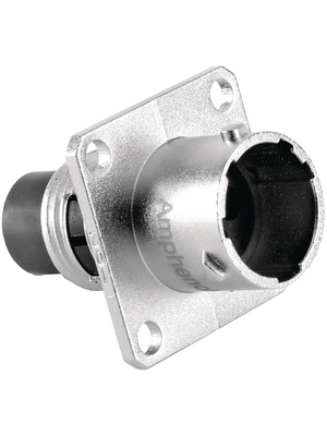 Amphenol - RT0010-4PNH - Square flange receptacle RT360 Poles=4 N/A Male Housing size10, RT0010-4PNH, Amphenol