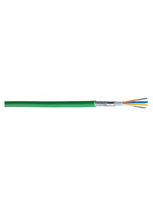 Belden - 70007E.00B100 - Data cable shielded   4  x0.32 mm2 Stranded tin-plated copper wire green, 70007E.00B100, Belden
