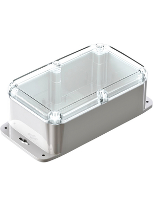 Camdenboss - CHD7212GY - Plastic enclosure 133.4 x 222.3 x 83.8 mm grey / transparent Polycarbonate / UL 94V-0 IP 66 N/A, CHD7212GY, Camdenboss