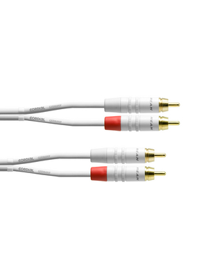 Cordial - CFU 0.9 CC-SNOW - Audio cable assembly 0.9 m white, CFU 0.9 CC-SNOW, Cordial