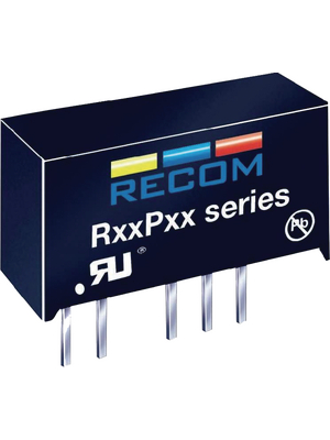 Recom - R05P05S - DC/DC converter 5 VDC 5 VDC, R05P05S, Recom