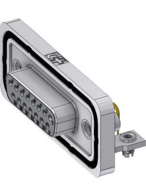 Deltron - DTSWM15SYC/2M47UN - D-Sub Connector Female 15P IP 68, DTSWM15SYC/2M47UN, Deltron